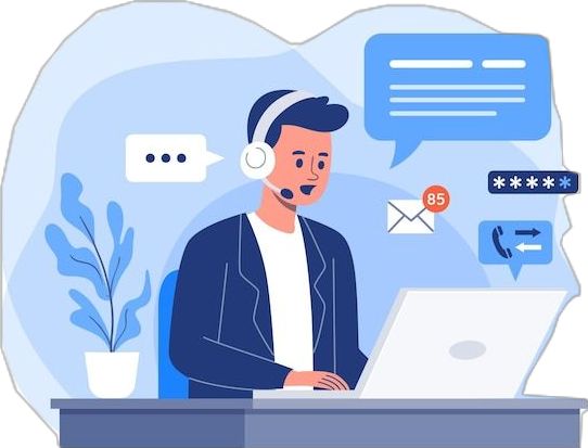 Contact Sahyadri Financial Studio – Boy wearing headphones